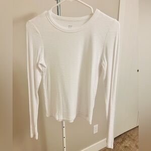 American Eagle Ribbed Long Sleeve Top - Medium